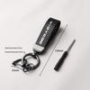 Carbon Leather Luxury Car Logo Keychain Zinc Alloy Emblem Keyring For Dacia Logan Sandero Duster Lodgy Spring Jogger Dokker