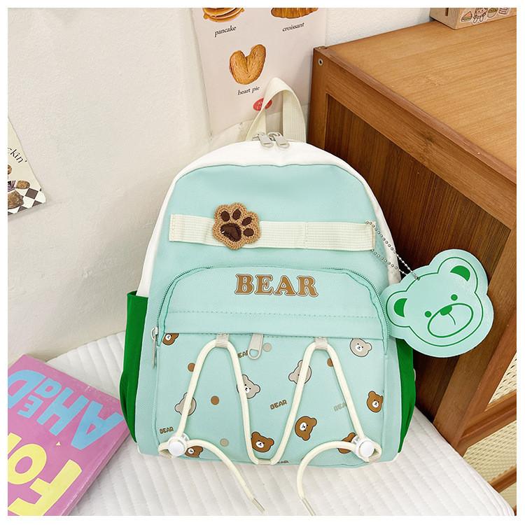 Cute Cartoon Kids Backpack With Arched Shoulder Straps For Comfortable Carry