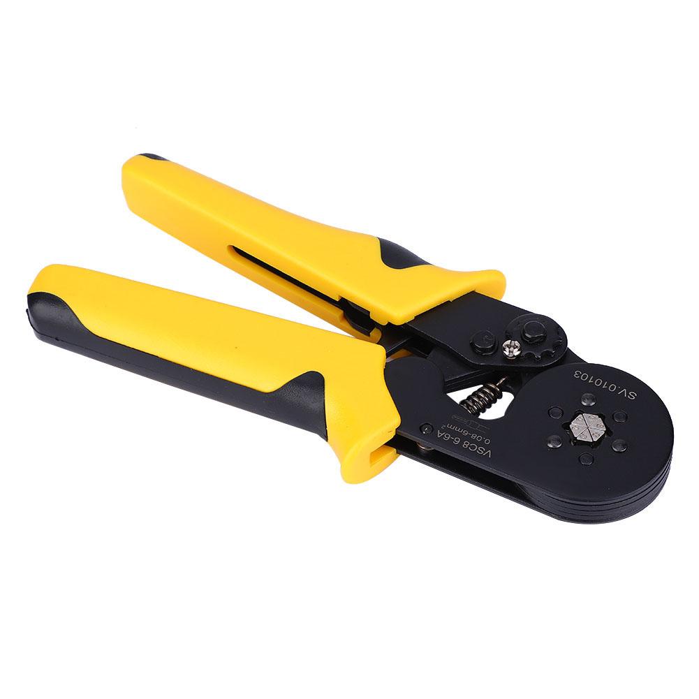 Crimp Pliers Carbon Steel Plate High Accuracy Terminals Crimping Hand Tool 0.08 6mm AWG26 10