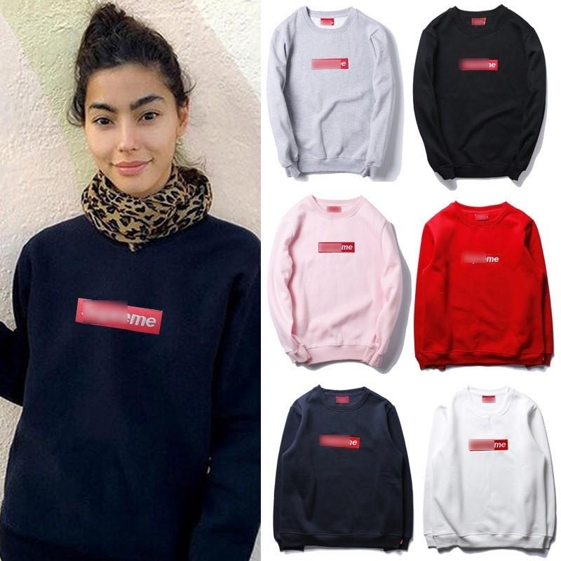 Felpa Cappotto Skateboard Supreme Uomo Donna Girocollo Giacca Maglione Pullover In Comoda Miscela di Cotone