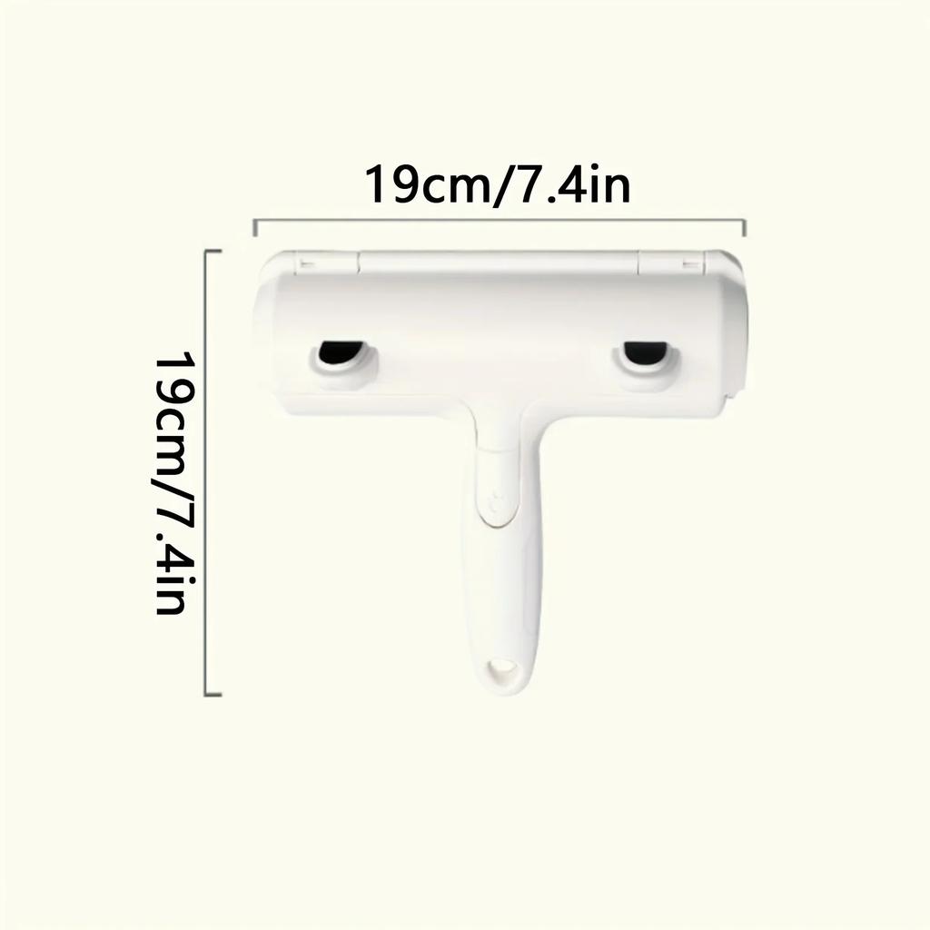 Cat Hair Removal Brush Large Pet Fluff Roller Portable Washable Cat Dog Lint Furniture Sofa Cleaning Tool Reusable Self-cleaning