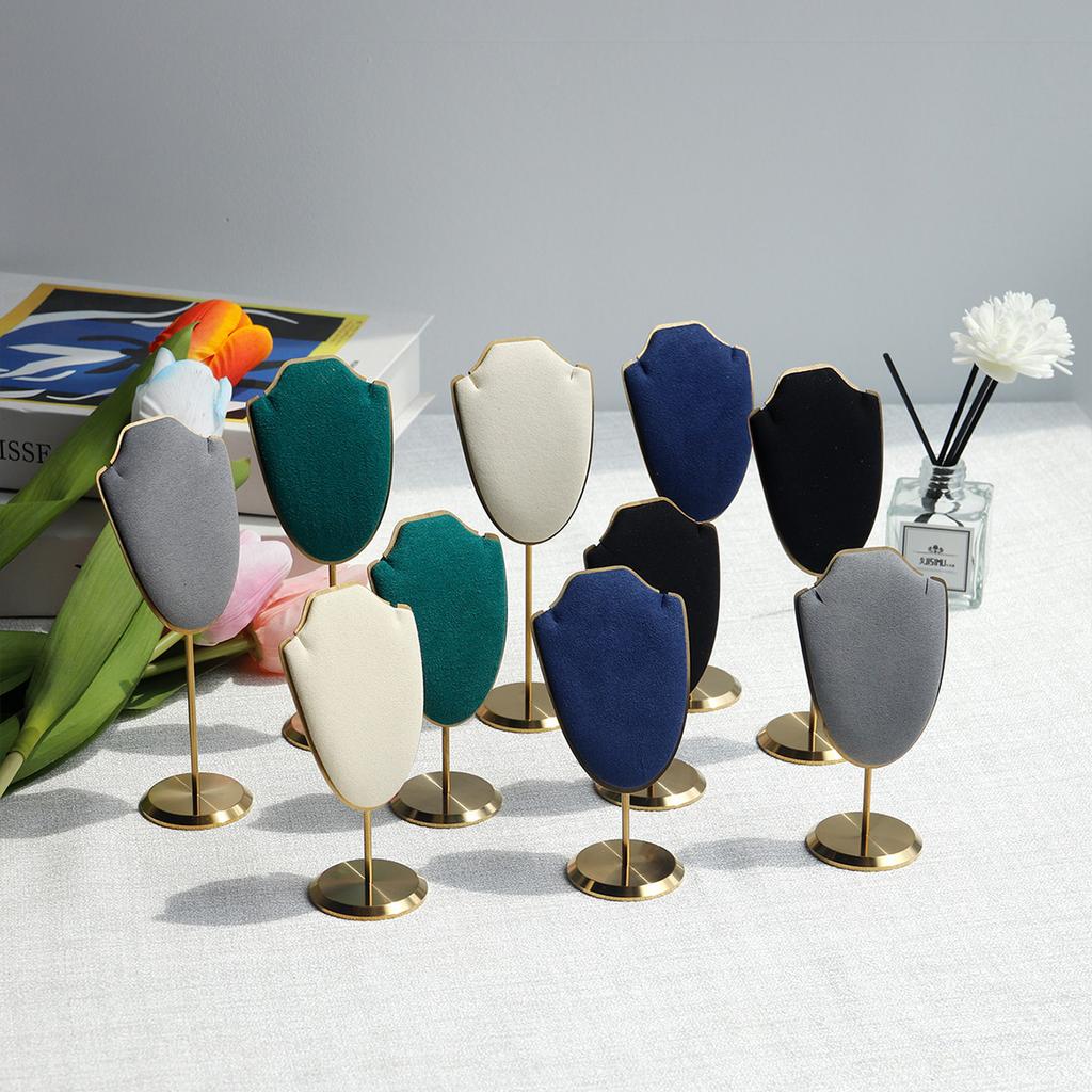 Mini Necklace Display Stand Jewellry Display Rack Exhibition Shelf Pendant Storage Props Jewelry Photography Props