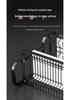 Multifunctional Kitchen Dish Rack: Countertop Draining Rack with Chopstick and Knife Holder for Dish Cabinets