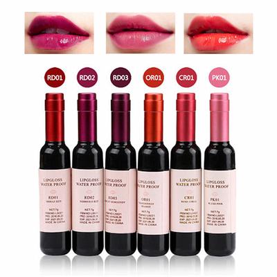 New Arrival Wine Červená Korejská farba na pery Baby Pink Lip For Women Makeup Tekutý rúž Lesk na pery červené pery Kozmetický Hot