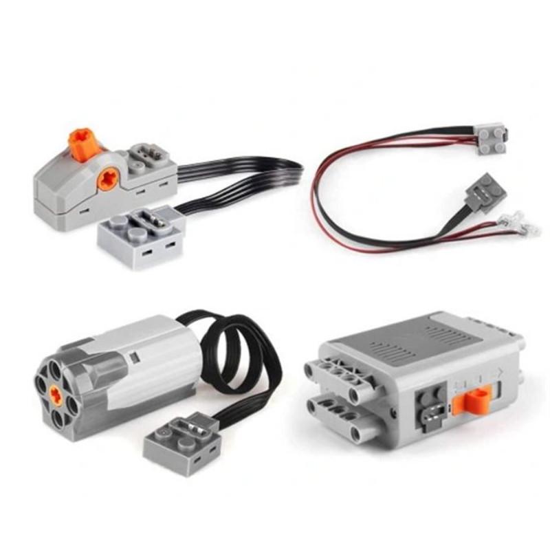 Building Blocks Science Kit with Motor, Battery Box, Remote Control & Receiver