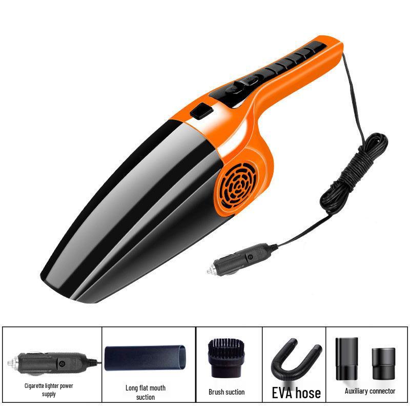 Dual-Use Handheld Car Vacuum Cleaner - Portable, High-Power, Wet/Dry for Home and Auto