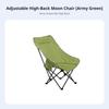 Highrear Disk Chair Foldable Folding Seat Portable No Assembly Required For Students Teens Perusing Corner