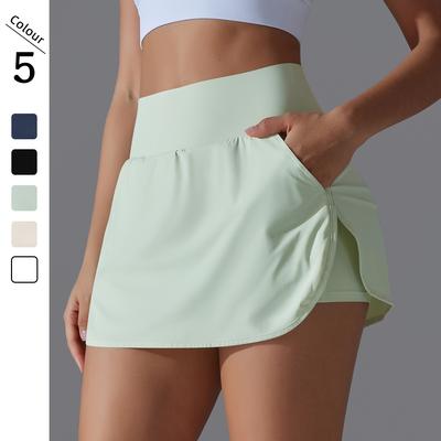 Sommer Frauen Hohe Taille Mini Kurzen Rock Mode Fitness Laufen Tennis Golf Sport Röcke
