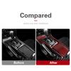 Bright Red Carbon Fiber Car Console Panel Sticker For Ford Mustang 2009-2013 LHD