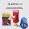 Adjustable R134a Refrigerant Quick Coupler for Car A/C - High/Low Pressure Charging Tool