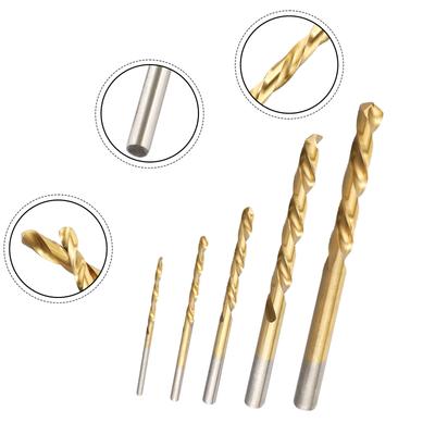 Left Hand Drill Bit 3.2/4.8/6.4/8.0/8.7mm Convenient Extractor Tools Gold Screw Bolt Remover 3.2/4.8/6.4/8.08.7mm High Quality