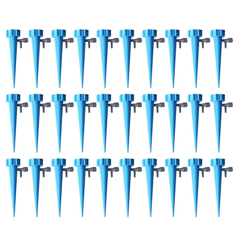 10-50PCS Drip Irrigation System Automatic Plant Waterer Adjustable Indoor Garden Office Plants Self Watering Stakes Timer Device