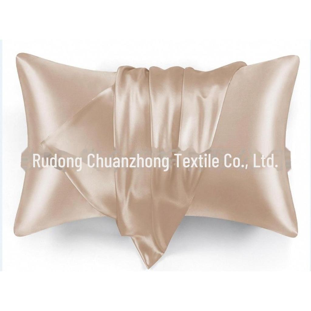 Multi-color Satin Imitation Silk Pillowcase Pair for Trade