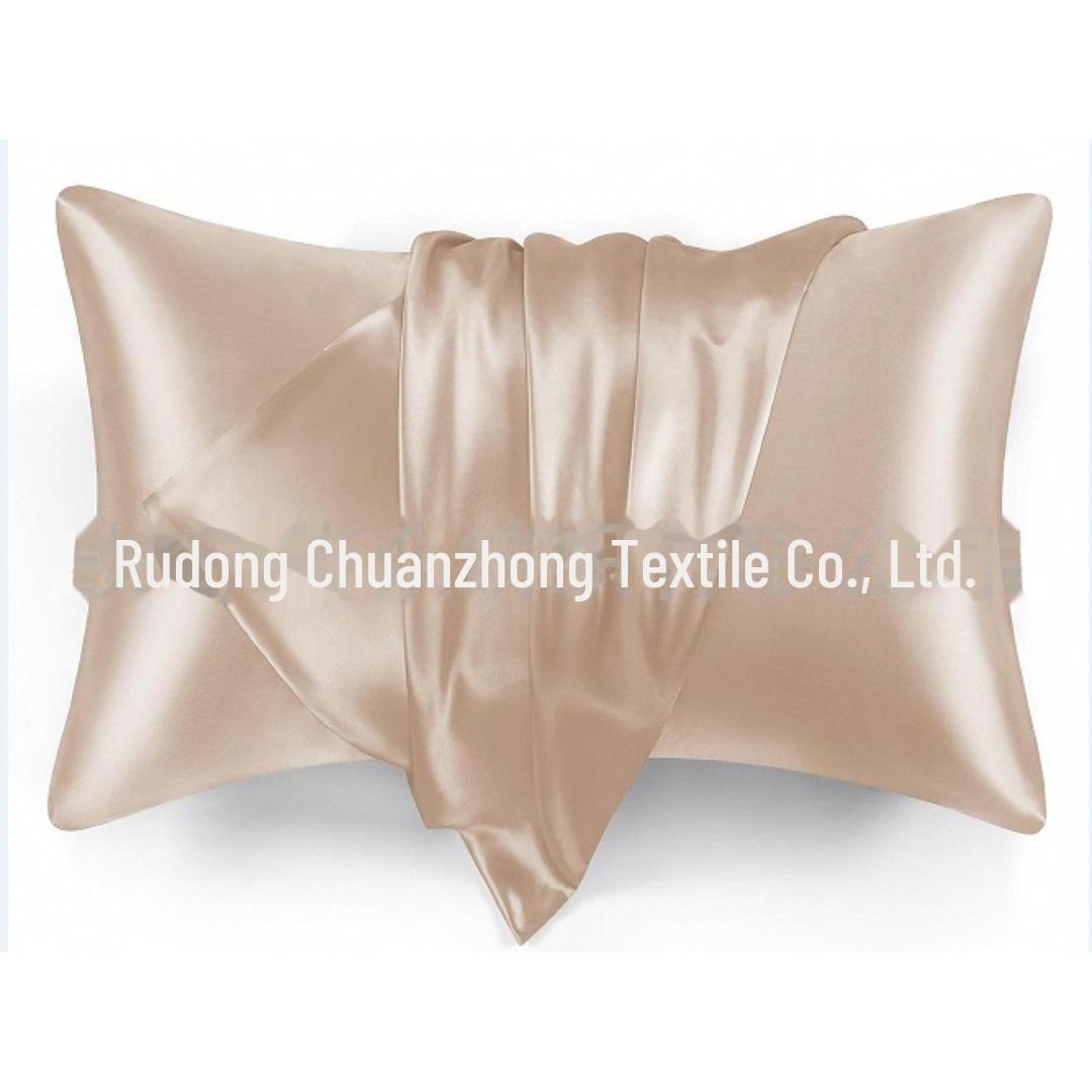 

Пара наволочек из разноцветного атласа с имитацией шелка для торговли 50x66 cm хаки