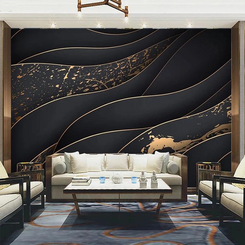 Modern Wallpaper Nordic Relief Geometry 3D Stereo Wallpaper Living Room Bedroom Restaurant Decor Simple Mural