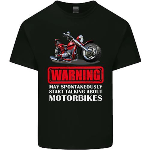 26 May Start Talking About Motorbikes Funny Mens Cotton T-Shirt Tee Top Unisex T-Shirt XL