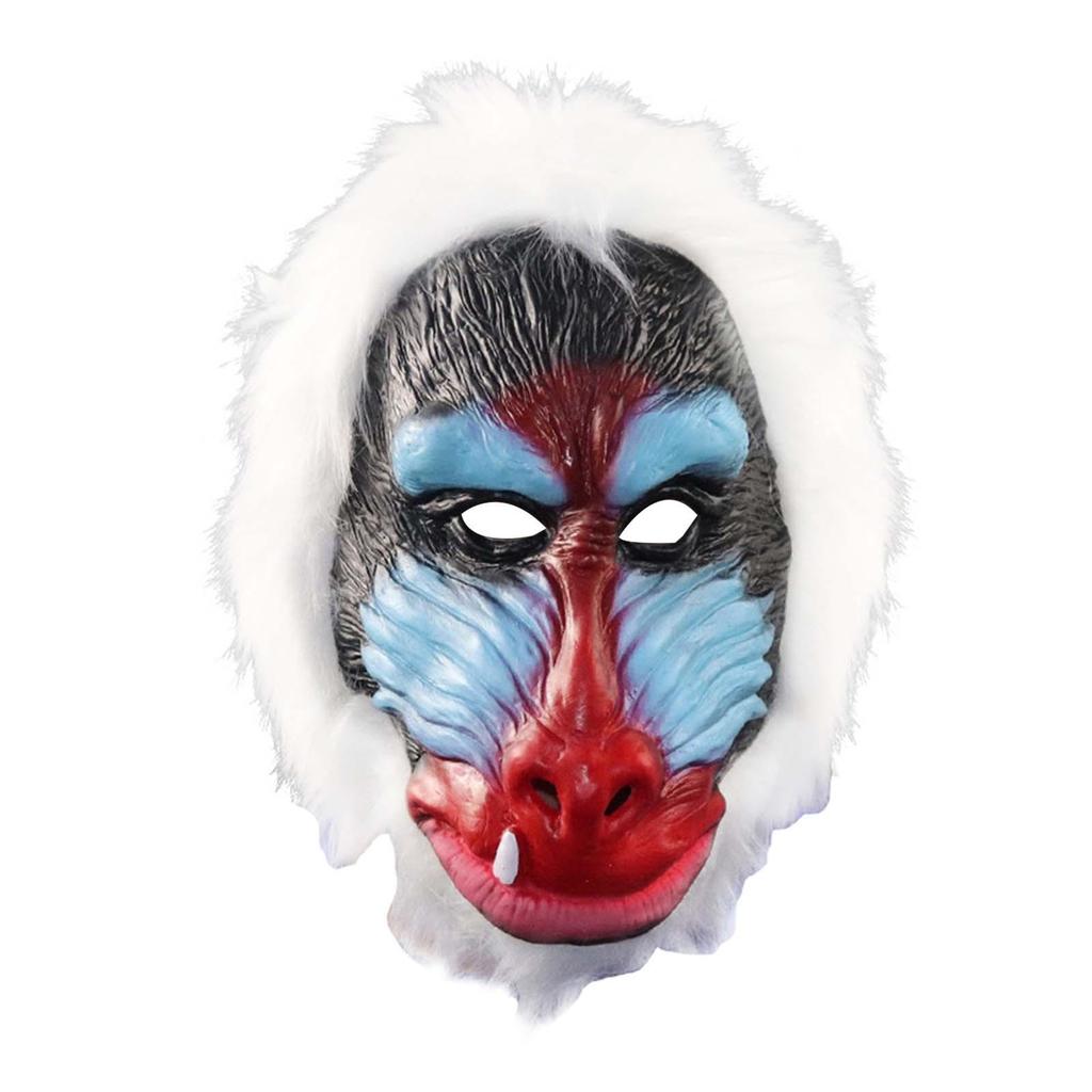 Animal Face Mask Gorilla Monkey 3D Cosplay Accessories Orangutan Chimp for Adults
