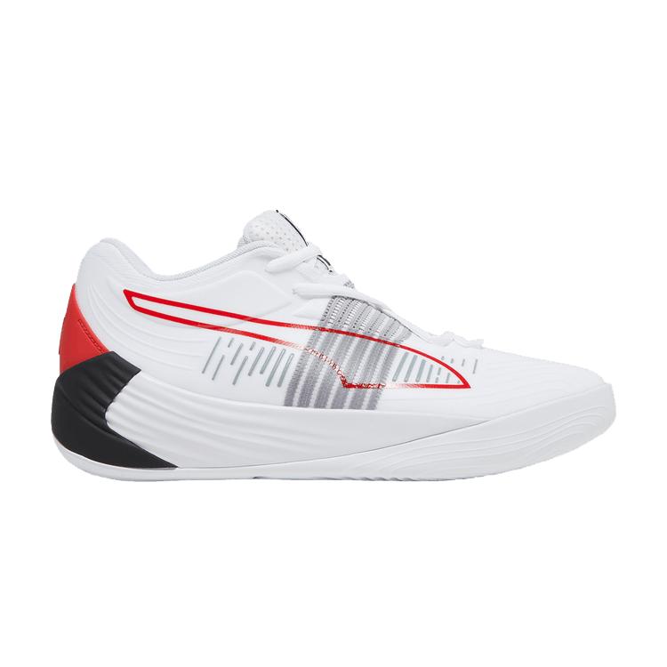 Puma Fusion Nitro White High Risk Red 40.5