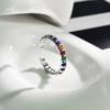 Chic Style Ins Colorful Drip Glaze Copper Ring For Women Elegant And Jewelry Versatile