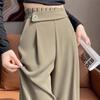 2026 Autumn/Winter Women's High Waist Slimming Wide-Leg Pants