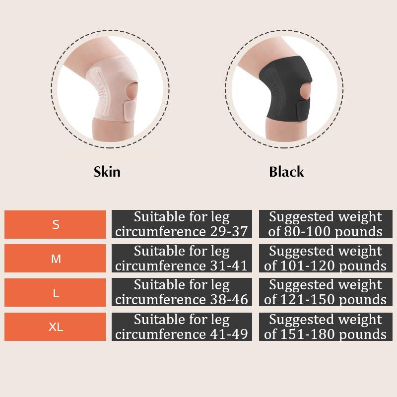 1PCS Sports Knee Pads Men Women Pressurized Elastic Knee Support Pads Breathable Thin Volleyball Fitness Gear Brace Protector