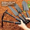 Iron Shovel/Hoe/Rake For Gardening Tool Multifunctional Double-Sided Planting Tool For Garden Digging,Transplanting,Weedin