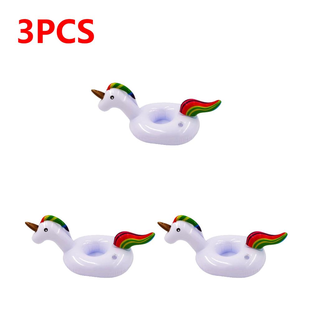 1-5PCS Inflatable Cup Holder Coconut Tree Style Inflatable Drink Coasters Cup Holder Float Cup Stand Pool Accessories