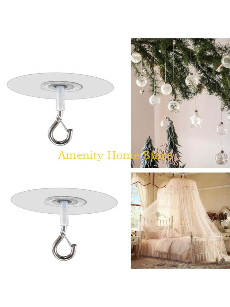 

F26C 3Pcs/set Ceiling Hooks for Hanging Plant Wall Mount Hangers for Wind Chimes Bird Feeders Outdoor Indoor Decorations China Mainland