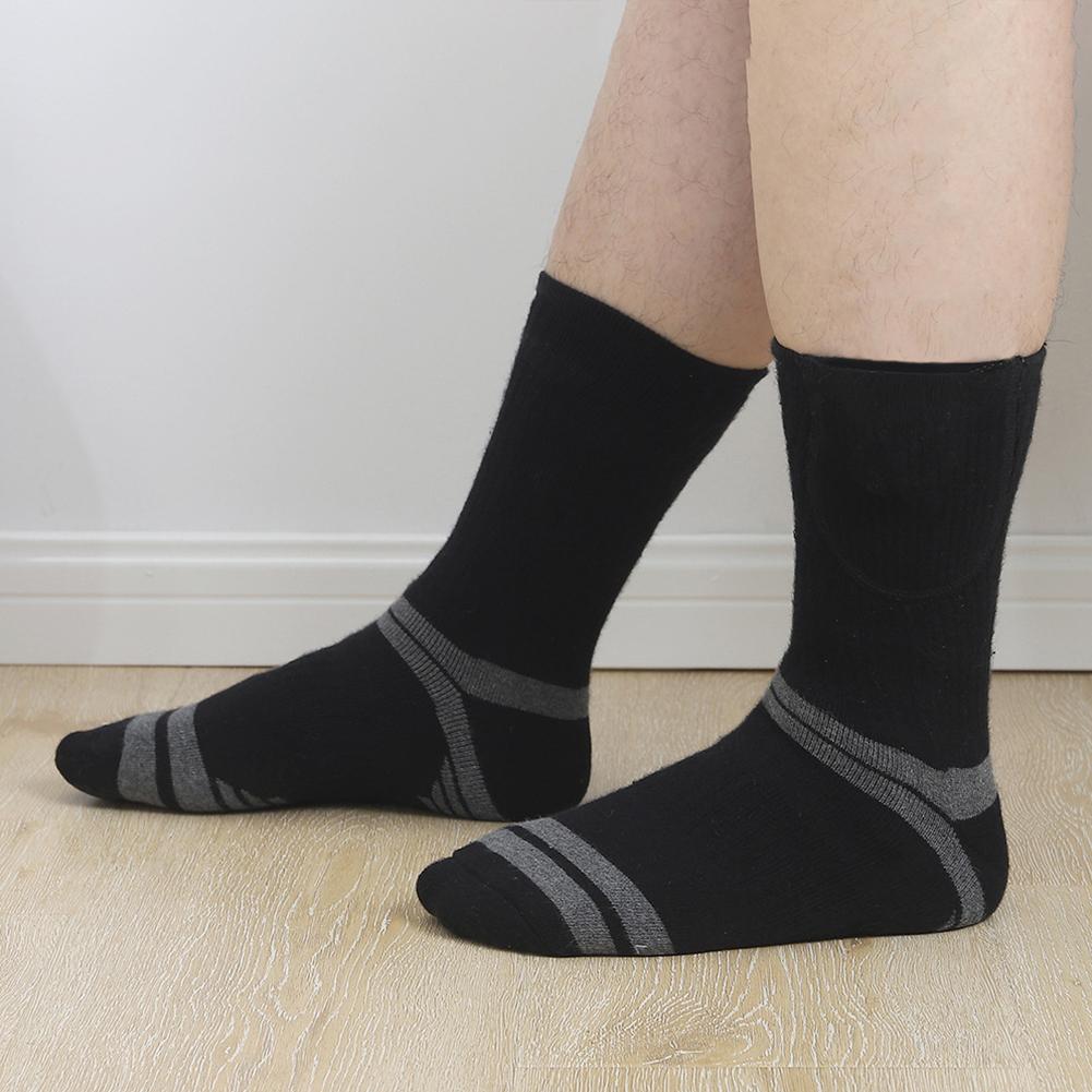 Thermal Sock Unisex Electric Heated Socks Washable Rechargeable Heated Socks Cozy Thickened for Sports Skiing Accessories