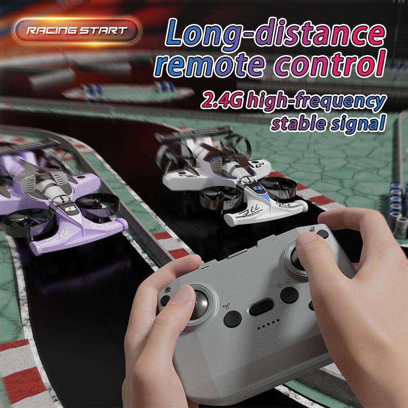 CZ04 Rc Aircraft Amphibious Remote Control Drift Car 360° Roll Headless Mode Land and Air Experience Speed and Excitement Plane