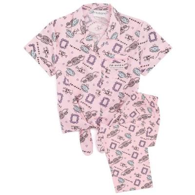 Girls Short-Sleeved Pajama Set