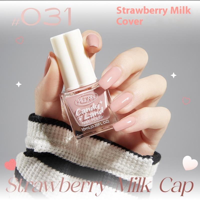 Ny Kudan Kudan neglelakk, bakefri, hurtigtørkende, rivende, lett duft 10 ml vannbasert neglelakk