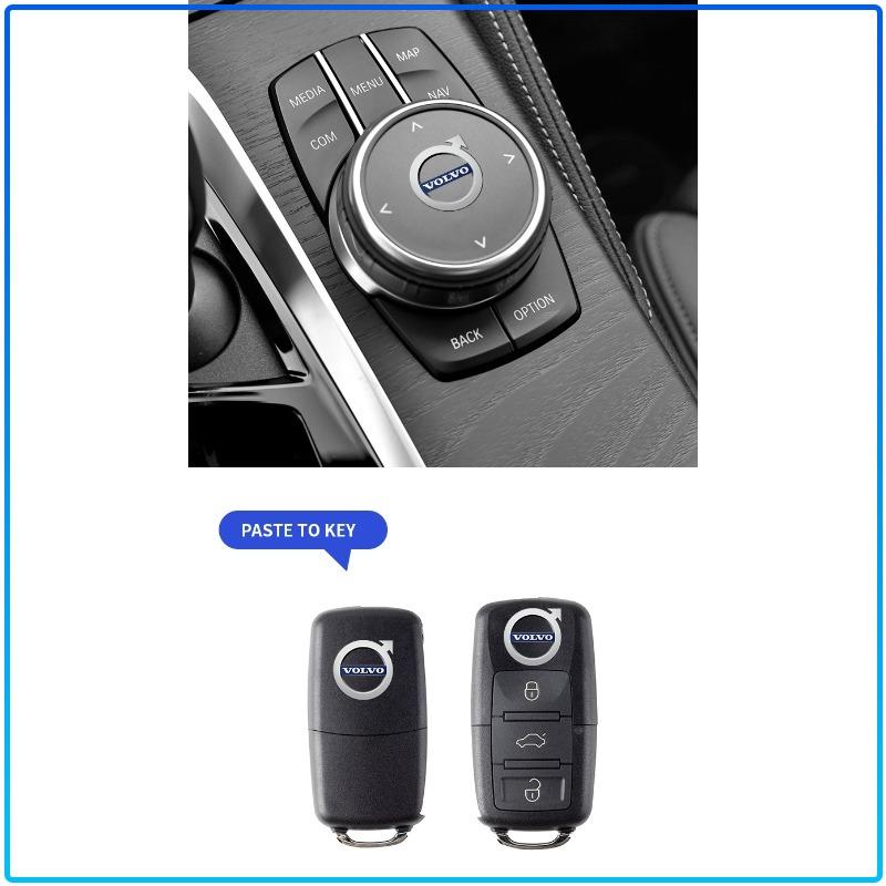 Car Interior Random Stickers Car Goods Steering Wheel Decal For Volvo 240 C70 S40 S50 S60 S70 S80 S90 V40 V50 V60 V90 XC40 XC60 XC90 Vnl Truck