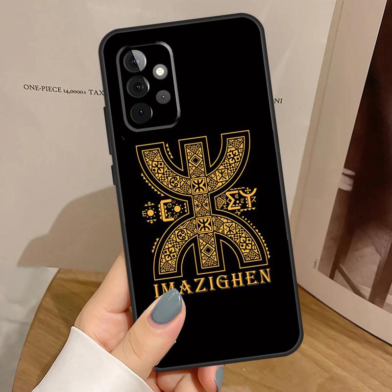 Amazigh Berber Flag Case For Samsung Galaxy A55 A35 A15 A14 A34 A54 A53 A33 A23 A13 A12 A32 A52 A51 A71 Cover