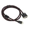 HD Multimedia Interface To DVI Cable DVI 24+1 To HD Multimedia Interface Cable for Raspberry Pi 1.4m 4.6ft