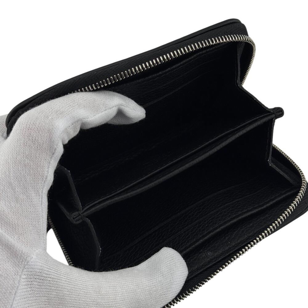 LOUIS VUITTON M80099 Zip around purse leather Rock Me Zippy Coin case black leather Used