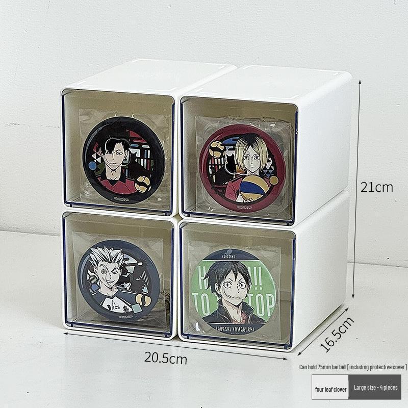 Baji 75mm Acrylic Drawer-Style Storage Box – Transparent, Moisture-Proof, Large Capacity