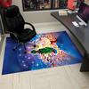 Tapis imprimé Grinch, Tapis pour chaise de bureau Salon Chambre à coucher Décoration de cuisine Cadeaux.