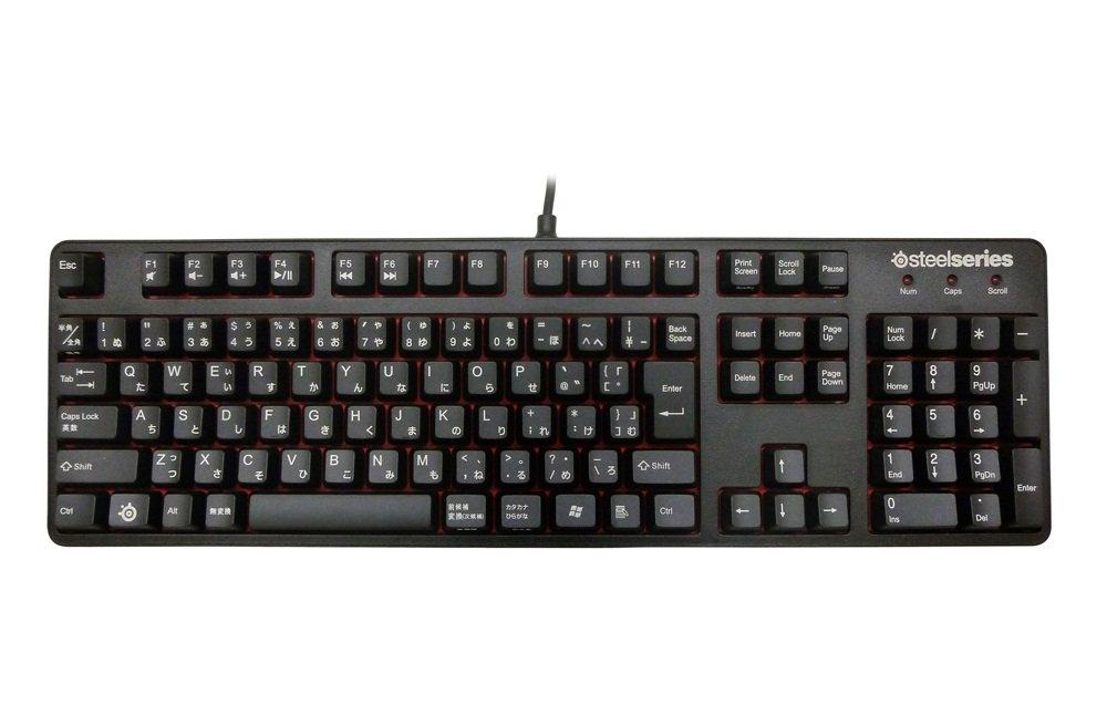 

Перемикачі SteelSeries Red використовують ігрову клавіатуру 6Gv2 Red Switch Japanese 64263 чорний