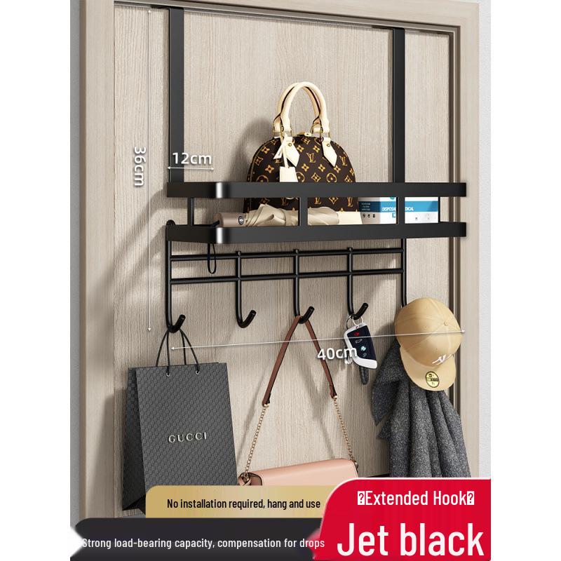 Adhesive No-Drill Door Hook Rack for Clothes