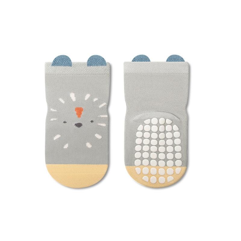 Fashion Baby Floor Socks Cute Animal Design Non-Slip Newborn Floor Socks For Girls Boys Soft Cotton Toddler Short Tube Socks For Kids