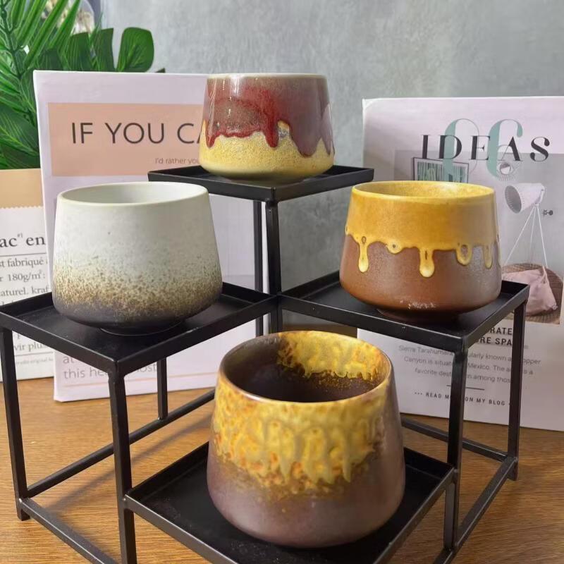 OLOEY Retro Ceramic Kiln-Fired Mug