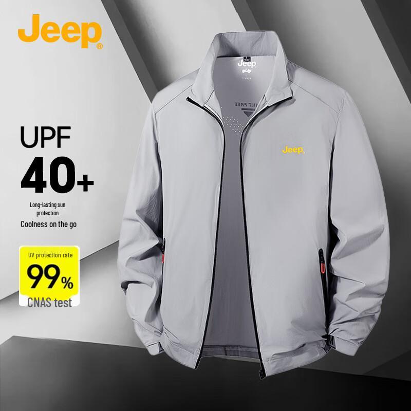 JEEP Men s Ice Silk UPF40+ Sun Protection Jacket L