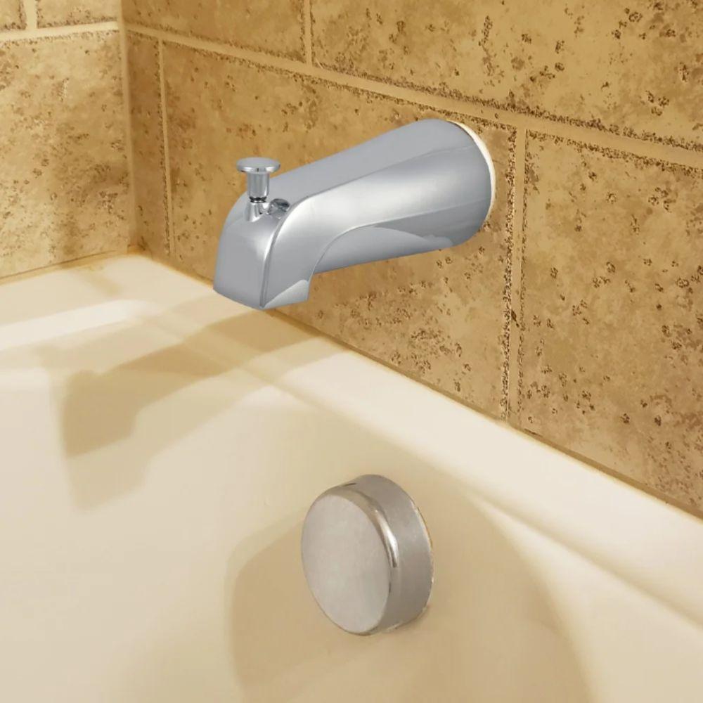 Durable Bathtub Faucet Spout Zinc Zinc Zinc Alloy Pull Type Faucet Diverter Faucet Easy Installation