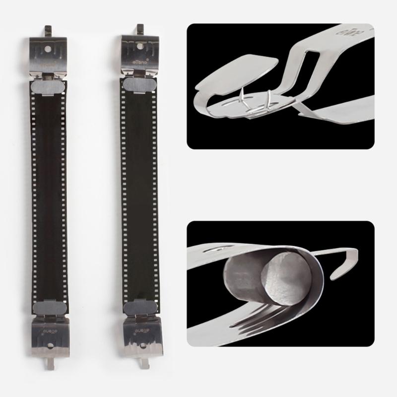 Stainless Steel Darkroom Film Clips to Prevent Curling of Camera Negatives While Drying Safely 2PCS