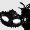 Masquerade Mask Half Face Mask Rhinestones Mask Party Mask Feather Mask Halloween Mask Evening Proms Mask