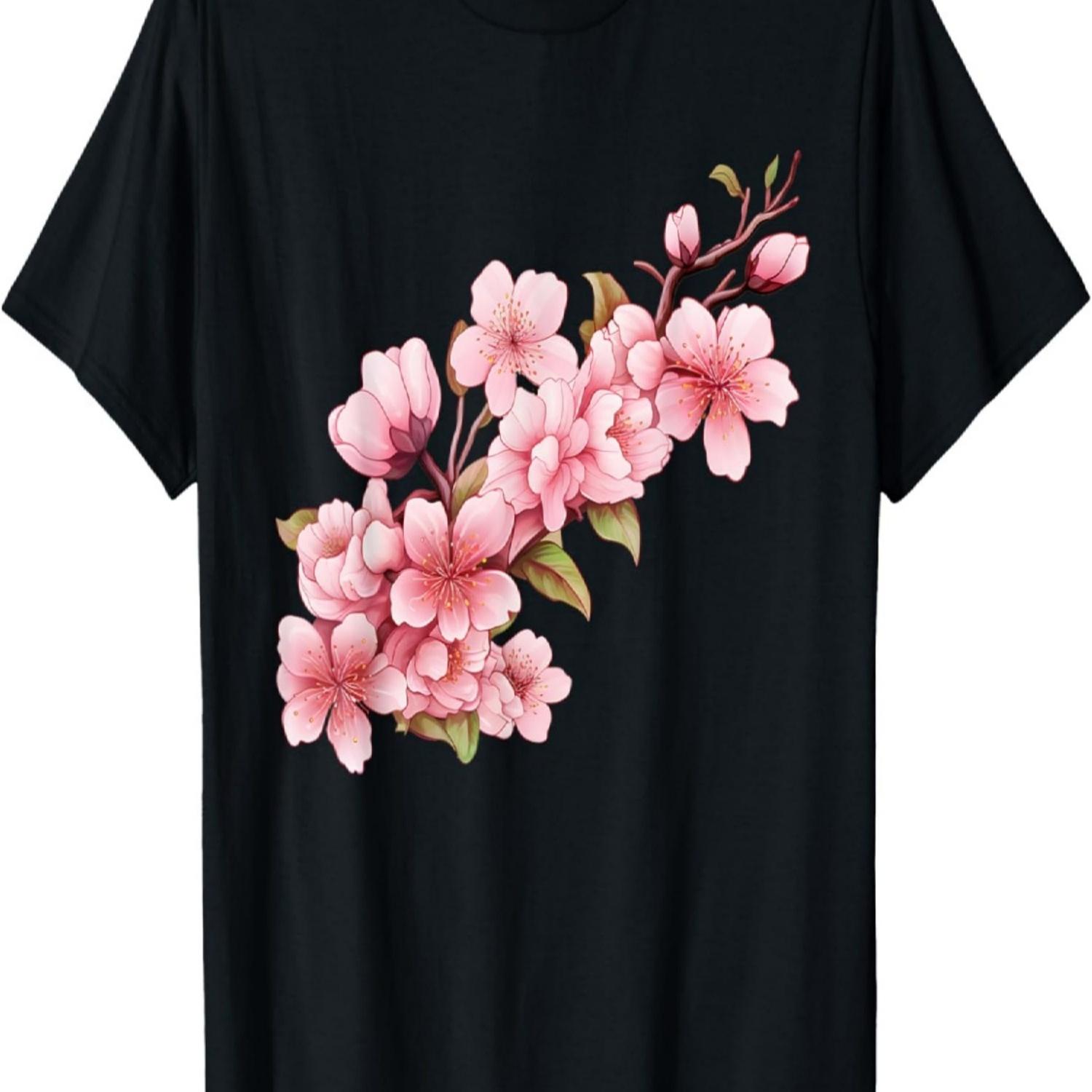 Sakura Elegance_ Cherry Blossom Beauty T-Shirt S