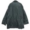 JACKERS Long Sleeve Leather Coat XL Black Cowhide Men's Used