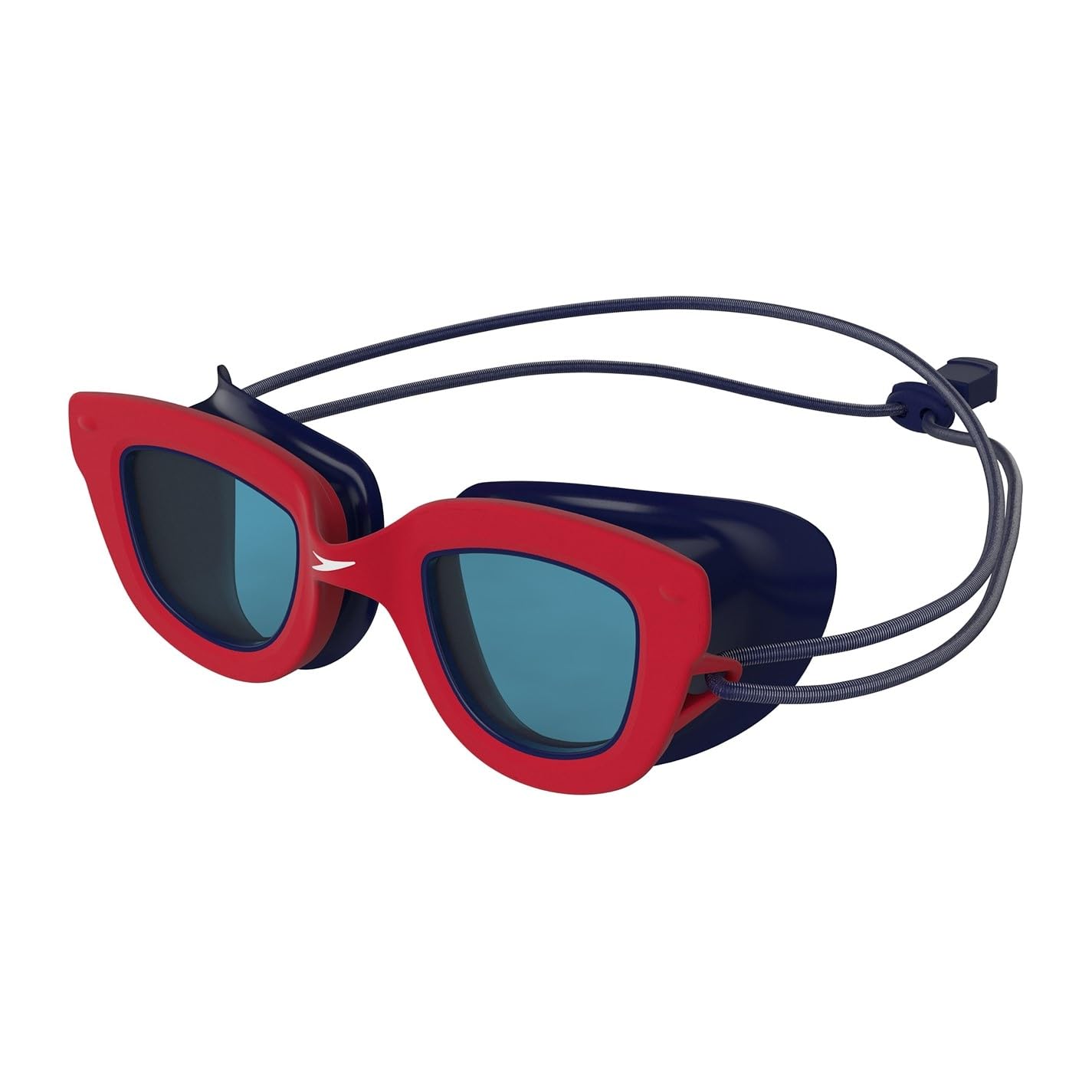 

Speedo Junior Sunny G Seasiders Swimming Goggles Stylist Design Kids Holiday One Size Leak-Proof Red/Cobalt,