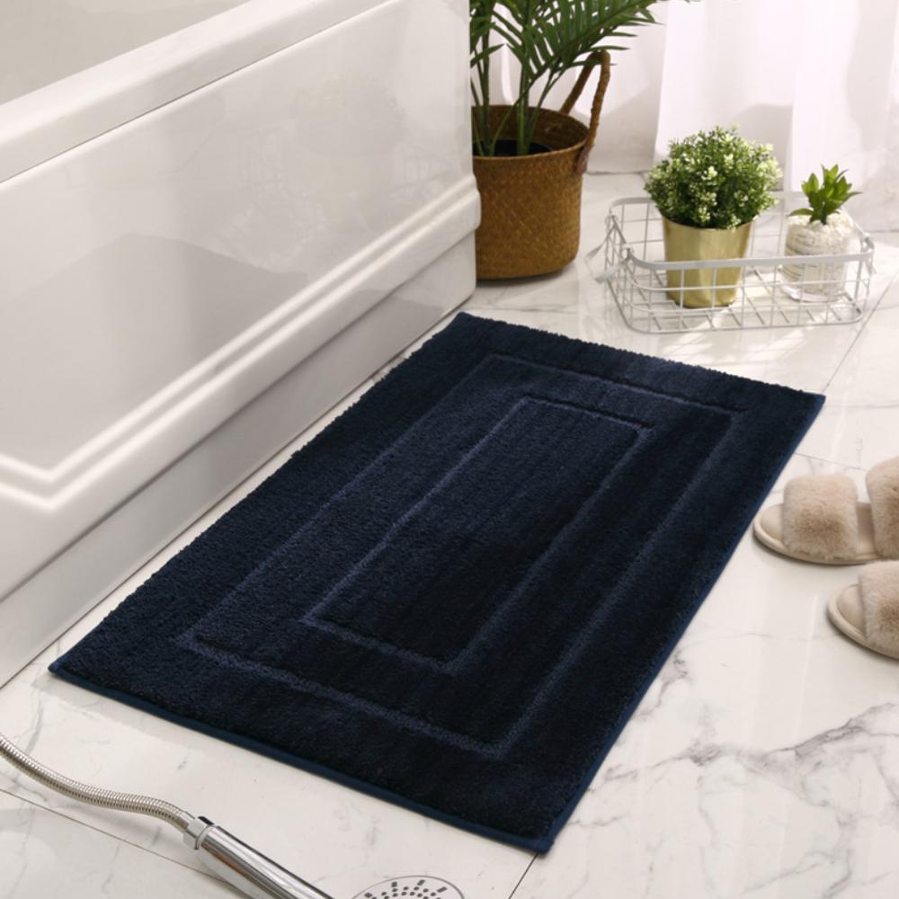 Print Sponge Bathroom Cashmere Thickening Mat Bath Non-slip Carpets In Wash Basin Bathtub  Floor Rug Shower Room Doormat Memory Foam 3D Pad